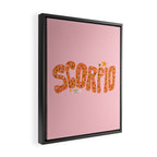 Starry Scorpio Framed Canvas Print Gallery Image 2