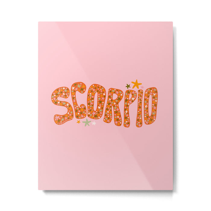 Starry Scorpio Metal Print Gallery Image 1