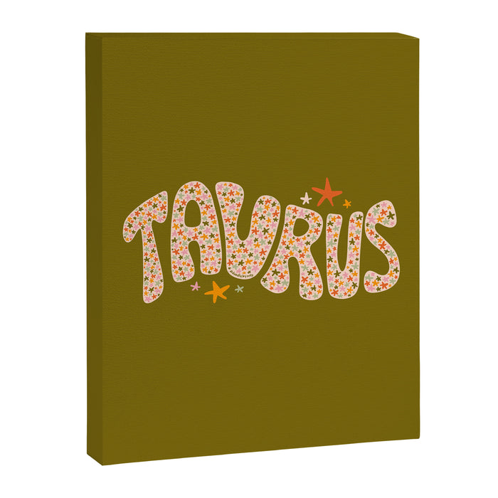 Starry Taurus Canvas Print Gallery Image 1