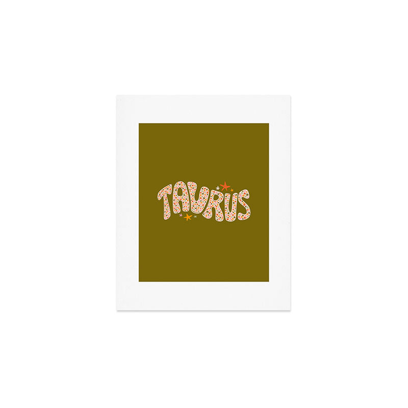 Starry Taurus Art Print Gallery Image 1
