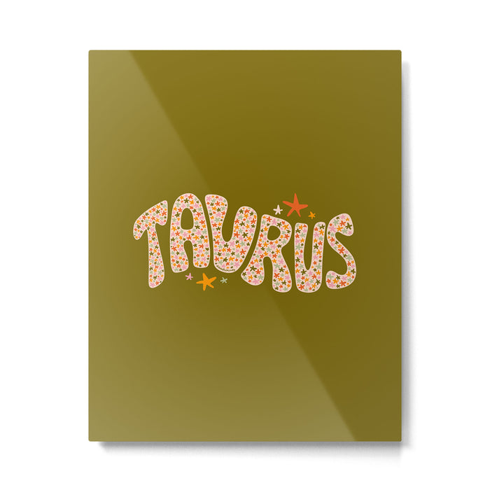 Starry Taurus Metal Print Gallery Image 1