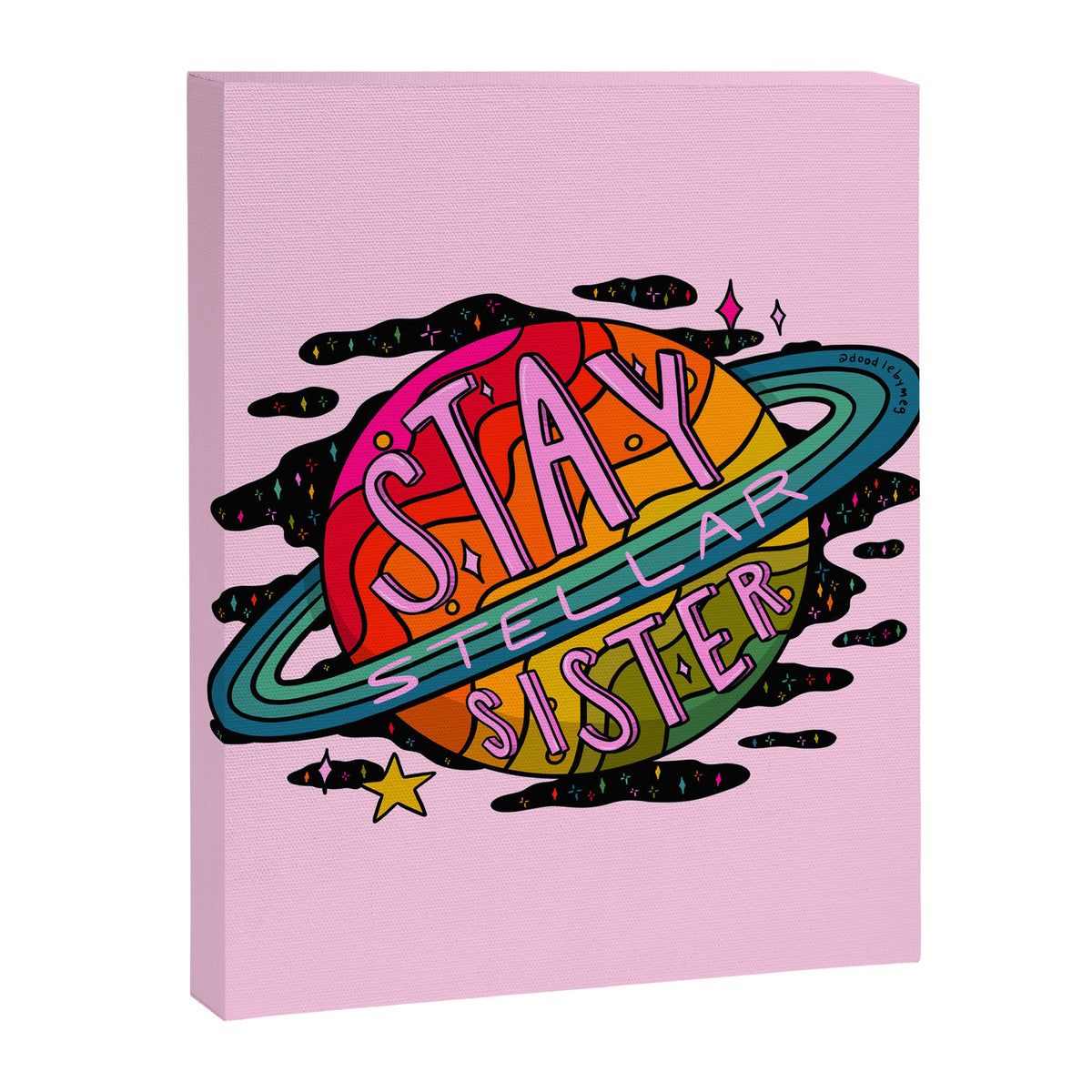 Stay Stellar Sister Canvas Print Gallery Image 8