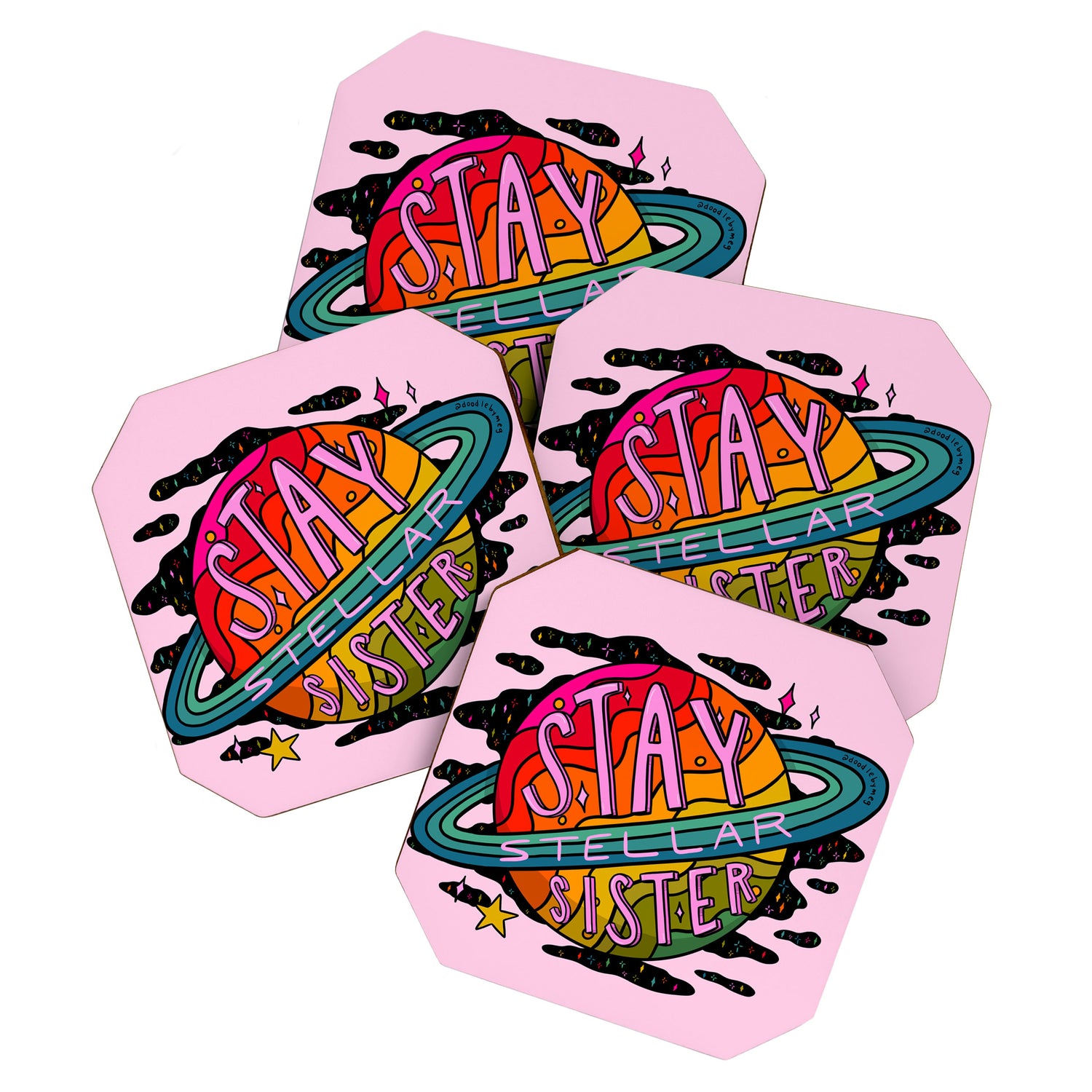 Stay Stellar Sister Coaster Gallery Image 1