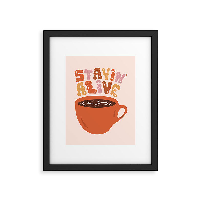 Stayin' Alive Framed Art Print Gallery Image 4