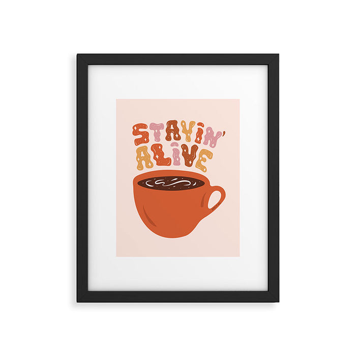 Stayin' Alive Framed Art Print Gallery Image 1