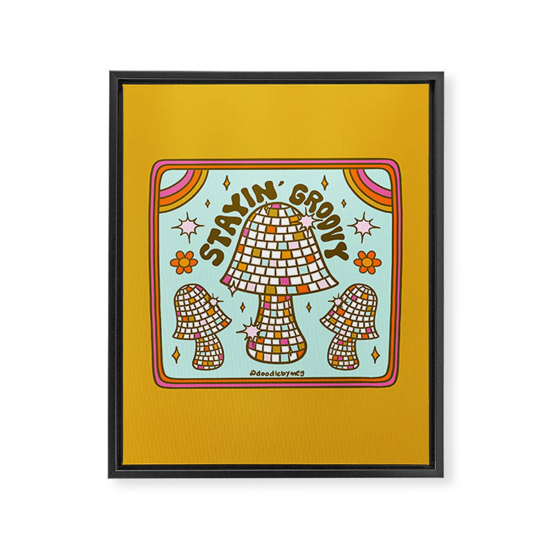Stayin' Groovy Framed Canvas Print Gallery Image 8