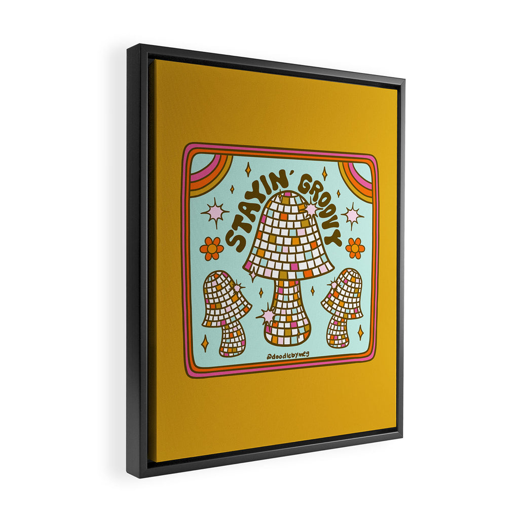 Stayin' Groovy Framed Canvas Print Gallery Image 2