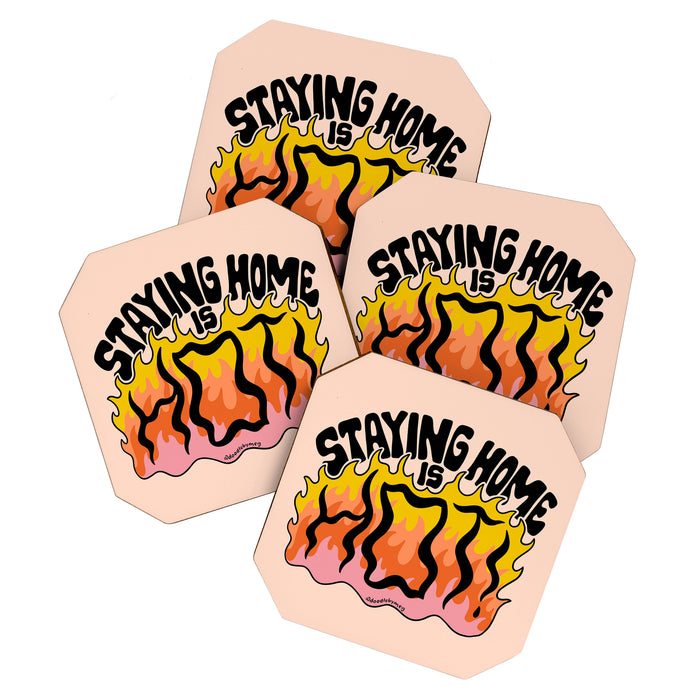 Staying Home Is Hot Coaster Gallery Image 1