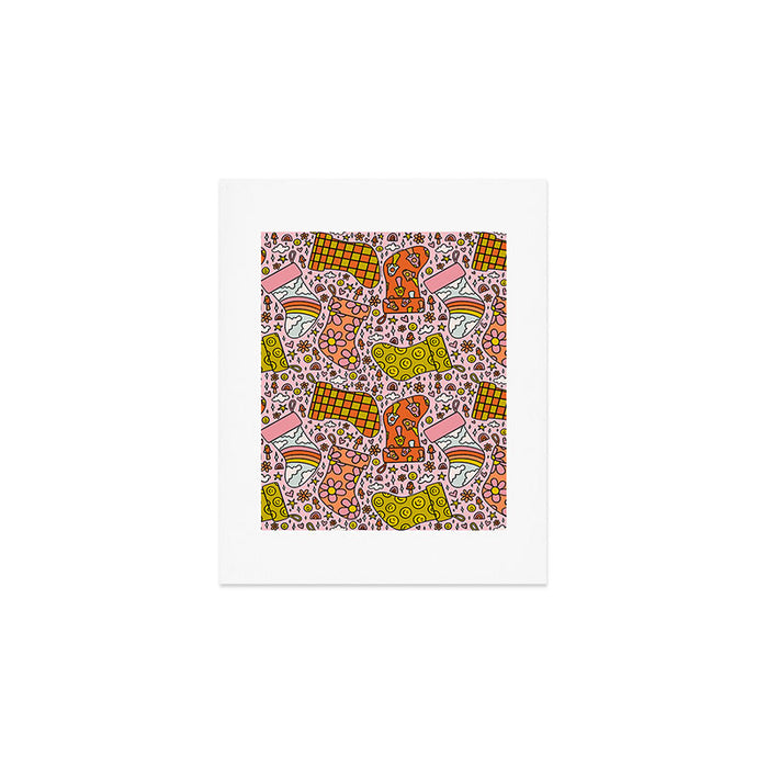 Stocking Print Art Print Gallery Image 1