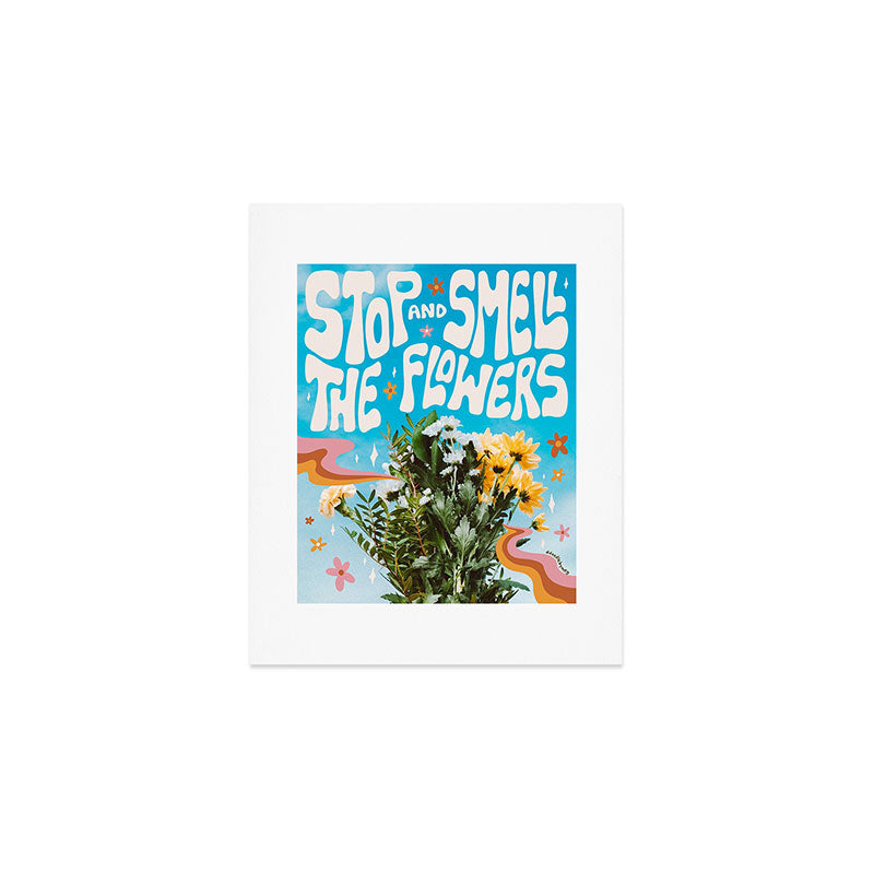 Stop and Smell the Flowers Art Print Gallery Image 1