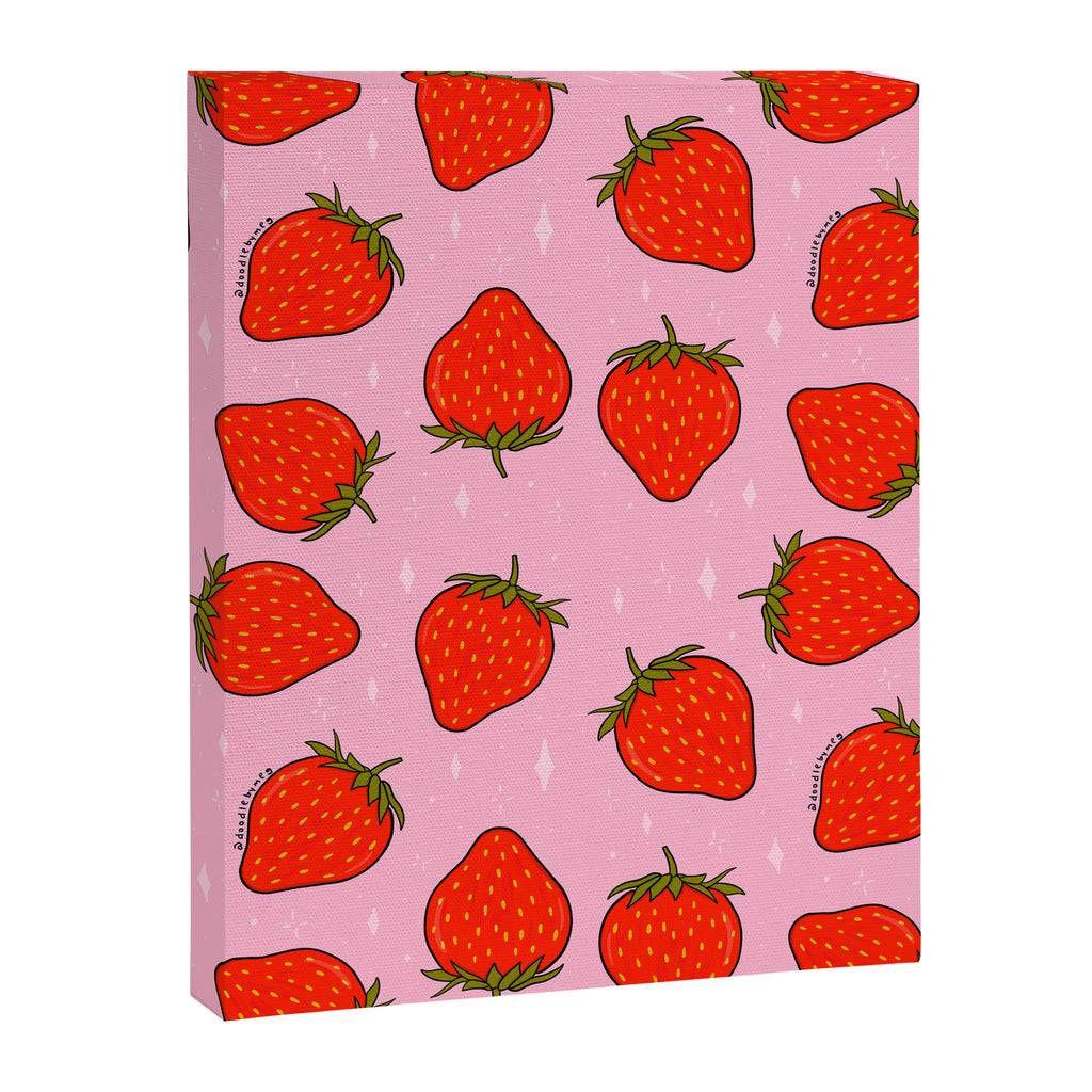 Strawberry Print Canvas Print Gallery Image 8