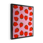 Strawberry Print Framed Canvas Print Gallery Image 2