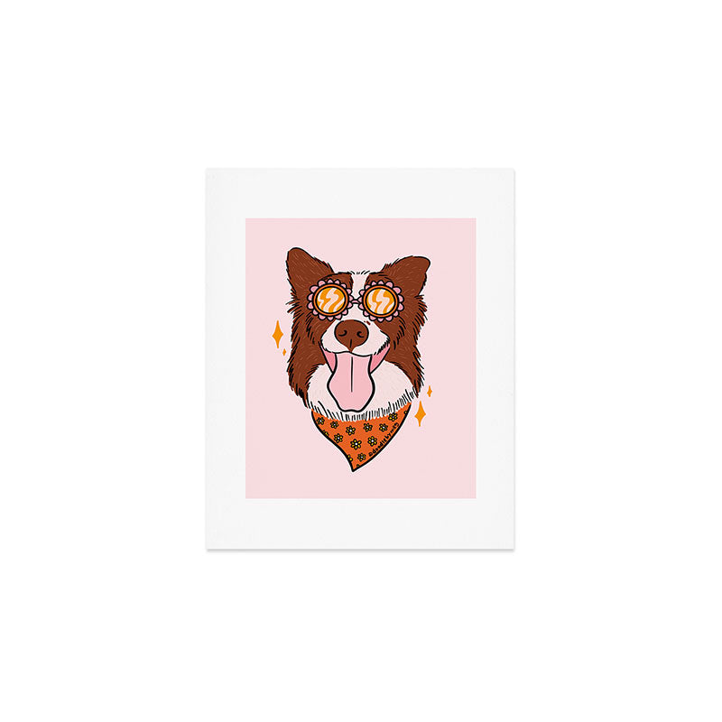 Summer Dog Art Print Gallery Image 1