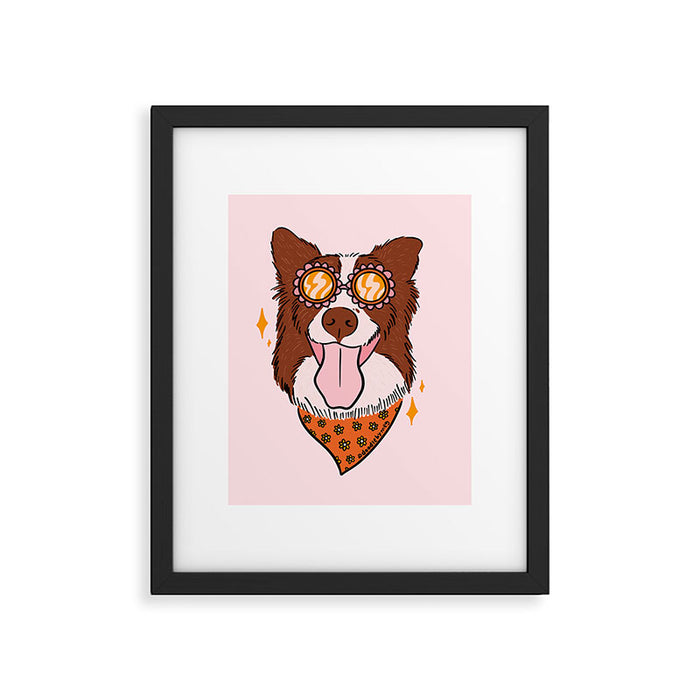 Summer Dog Framed Art Print Gallery Image 1