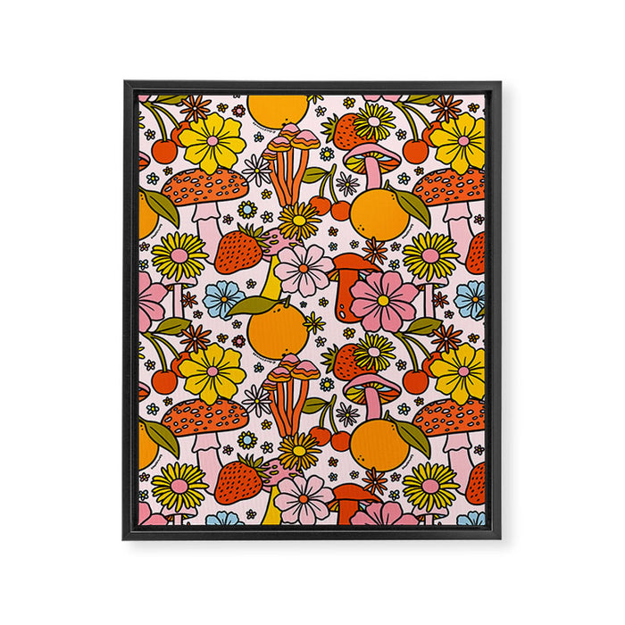 Summertime Print Framed Canvas Print Gallery Image 1