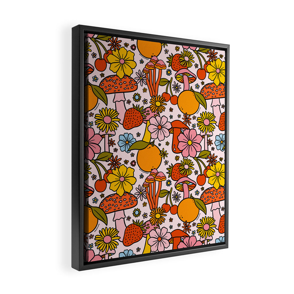 Summertime Print Framed Canvas Print Gallery Image 2