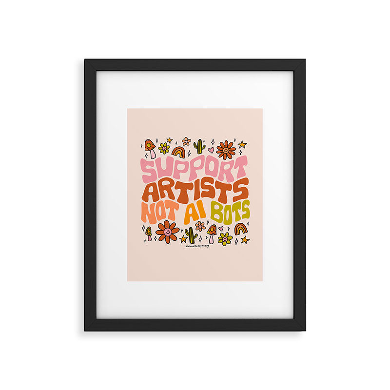 Support Artists Framed Art Print Gallery Image 6