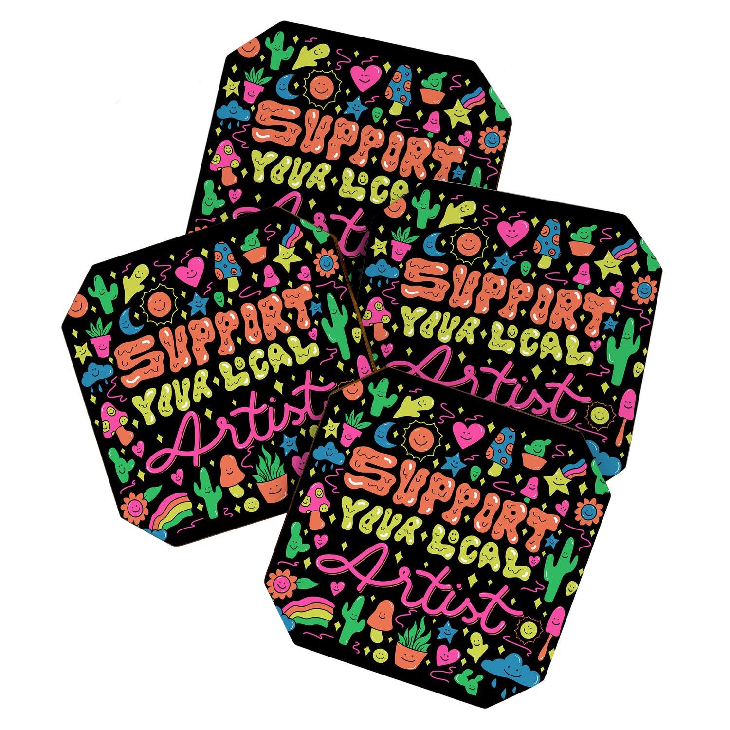 Support Your Local Artist Coaster Gallery Image 1
