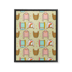Sweater Weather Print Framed Canvas Print Gallery Image 8