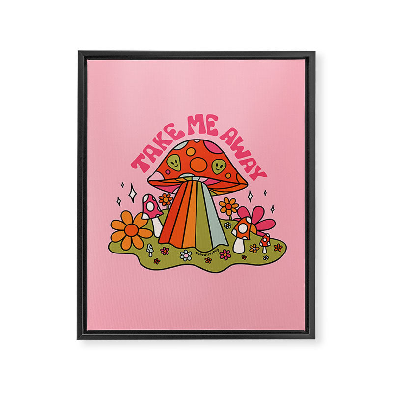 Take Me Away UFO Framed Canvas Print Gallery Image 8