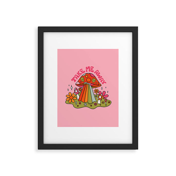 Take Me Away UFO Framed Art Print Gallery Image 1