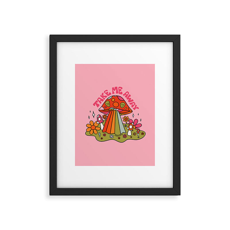 Take Me Away UFO Framed Art Print Gallery Image 6