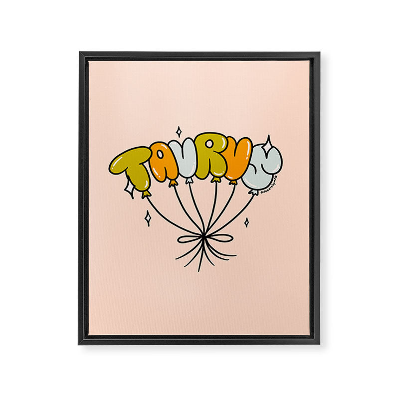 Taurus Balloons Framed Canvas Print Gallery Image 8