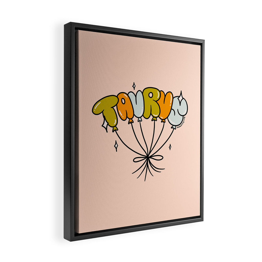 Taurus Balloons Framed Canvas Print Gallery Image 2