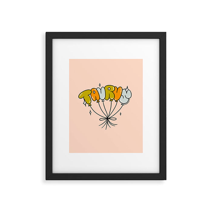 Taurus Balloons Framed Art Print Gallery Image 1