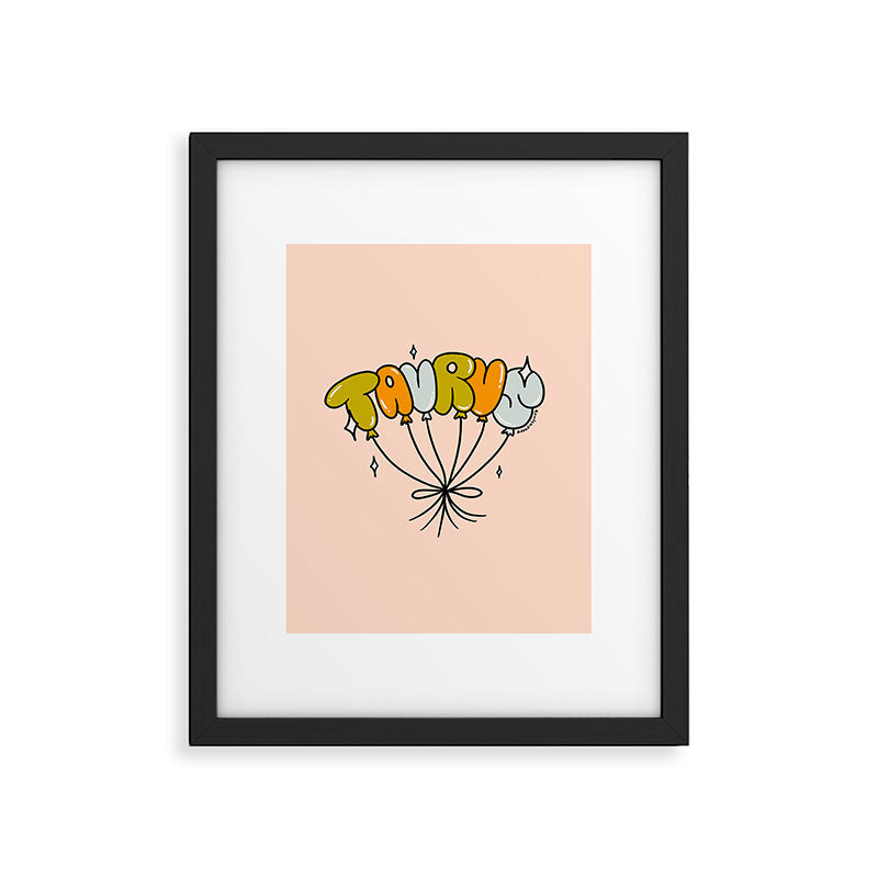 Taurus Balloons Framed Art Print Gallery Image 6