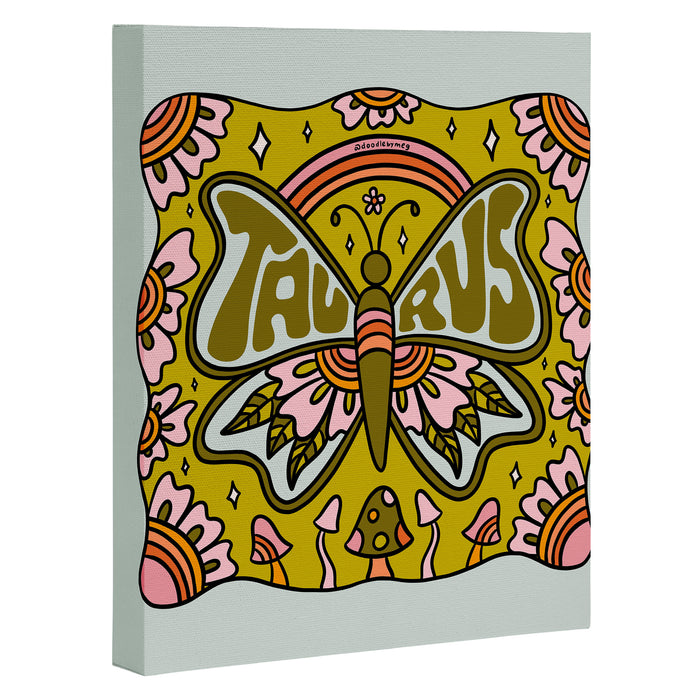Taurus Butterfly Canvas Print Gallery Image 1