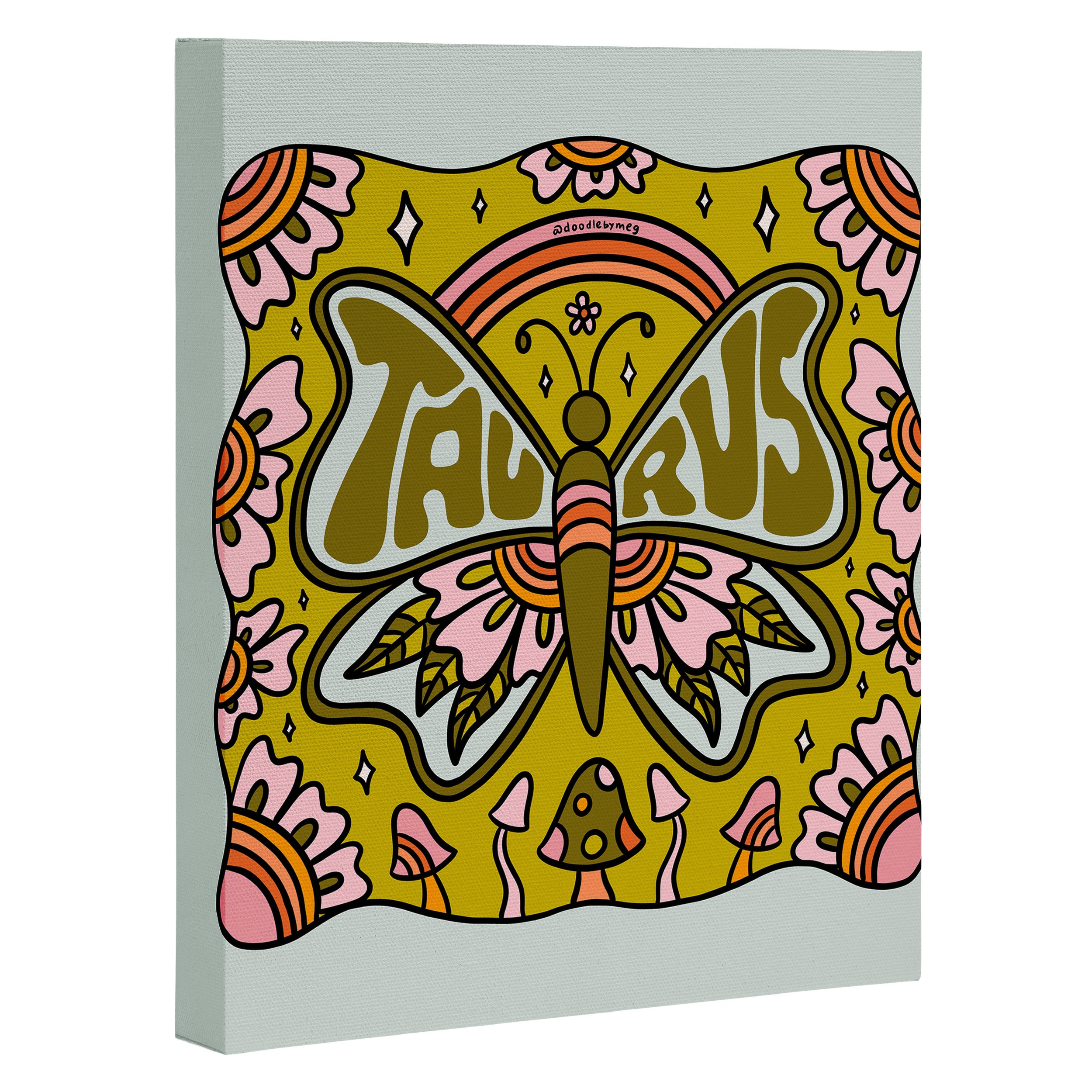 Taurus Butterfly Canvas Print Gallery Image 3