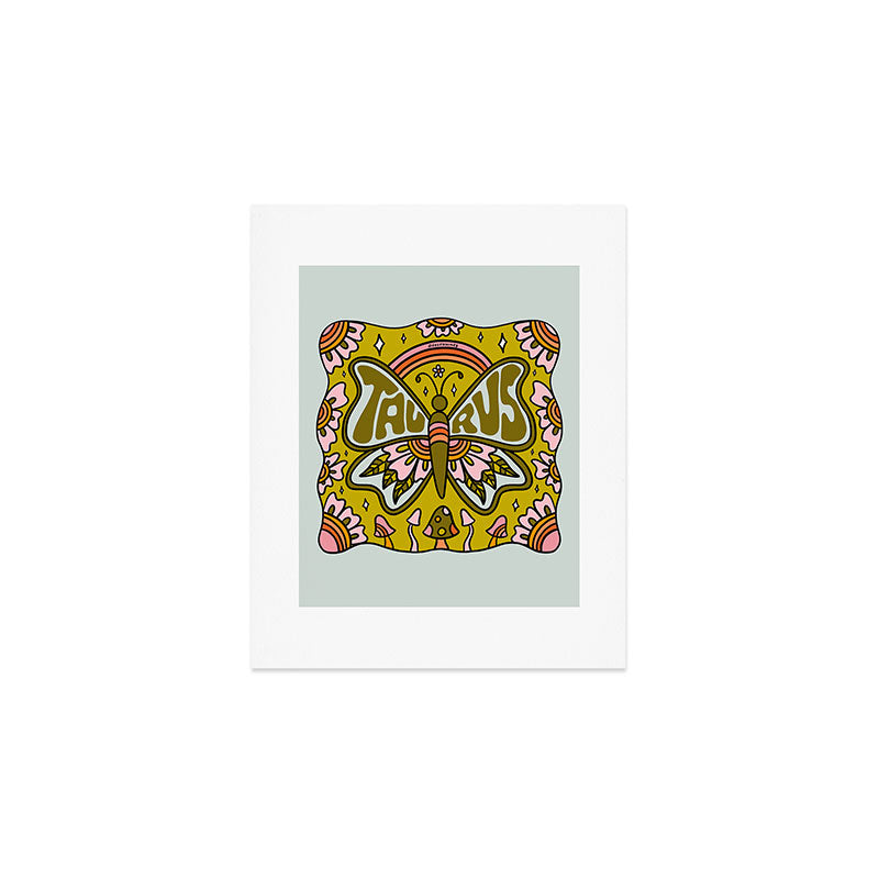 Taurus Butterfly Art Print Gallery Image 1