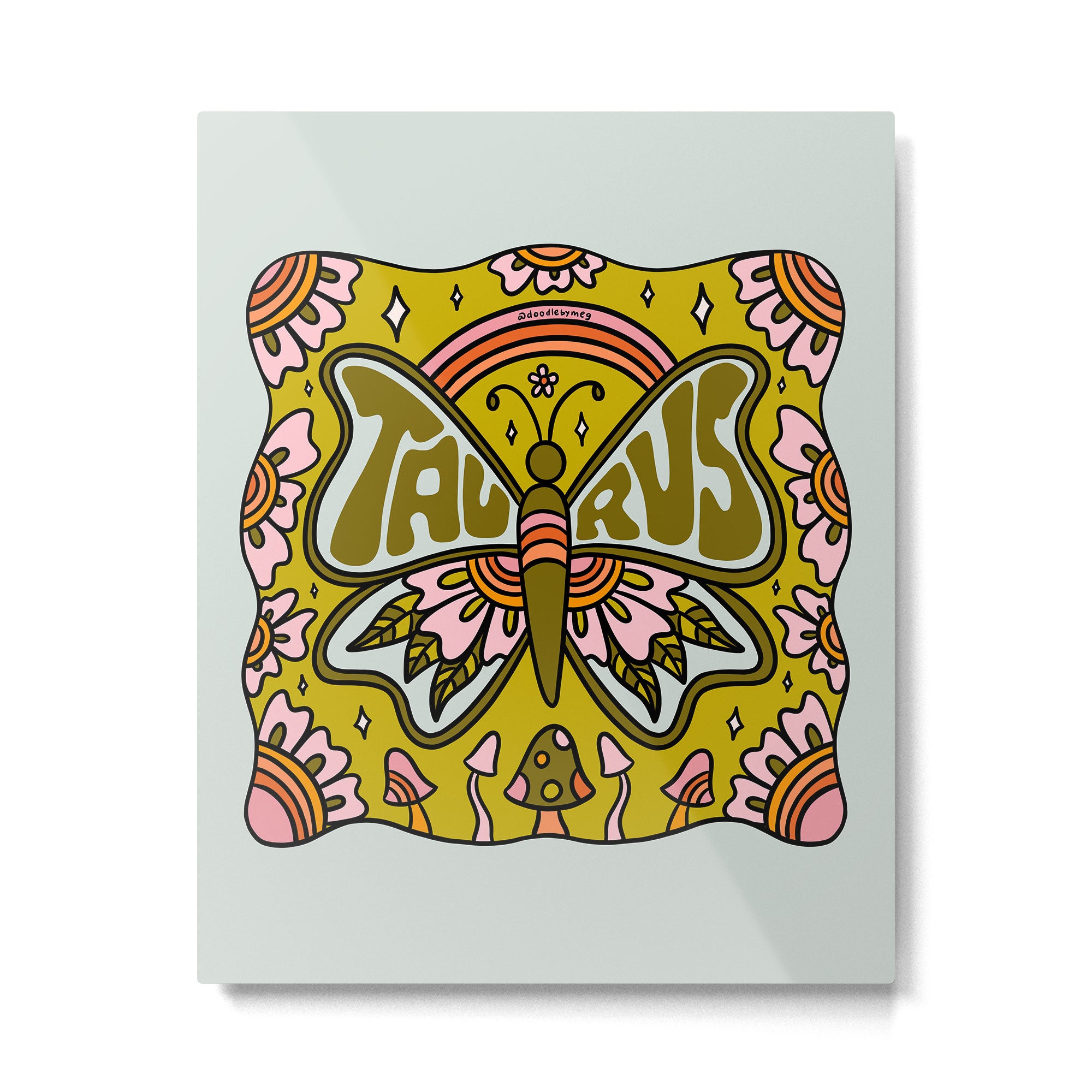 Taurus Butterfly Metal Print Gallery Image 6