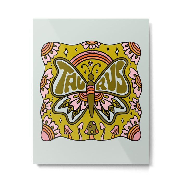 Taurus Butterfly Metal Print Gallery Image 1