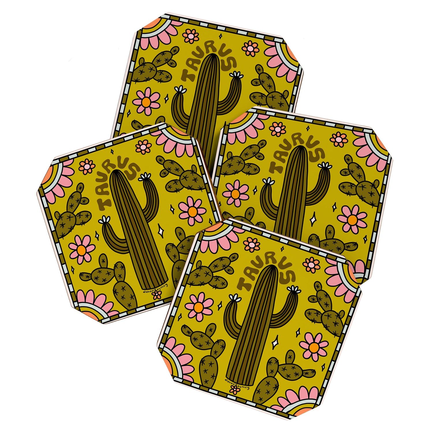 Taurus Cactus Coaster Gallery Image 1