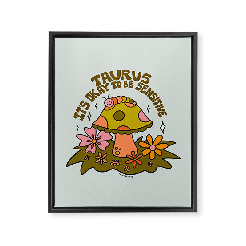 Taurus Caterpillar Framed Canvas Print Gallery Image 8