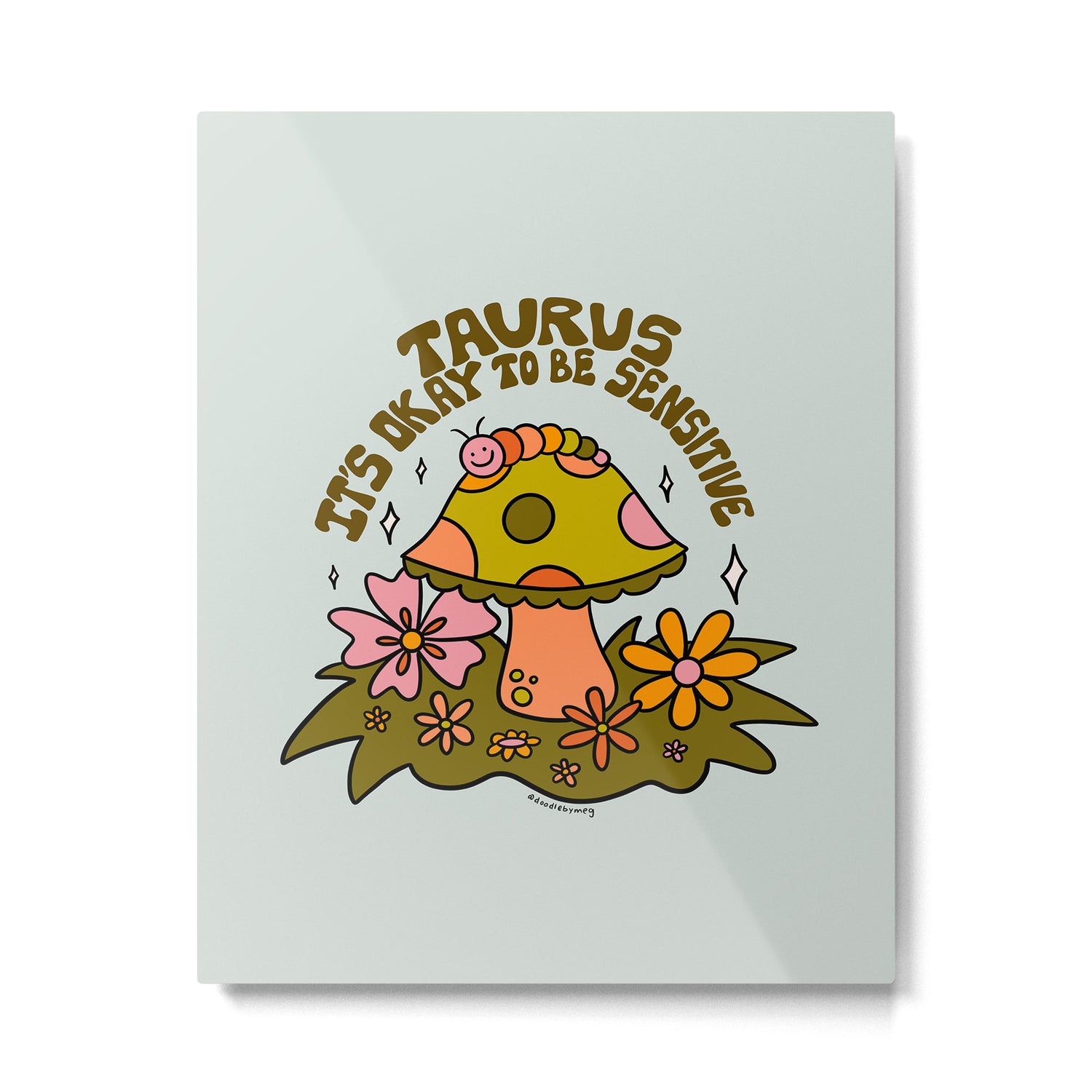 Taurus Caterpillar Metal Print Gallery Image 6