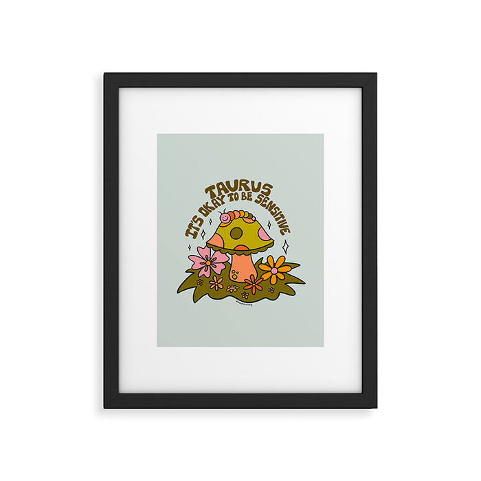 Taurus Caterpillar Framed Art Print Gallery Image 1