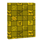 Taurus Checkered Print Canvas Print Gallery Image 8