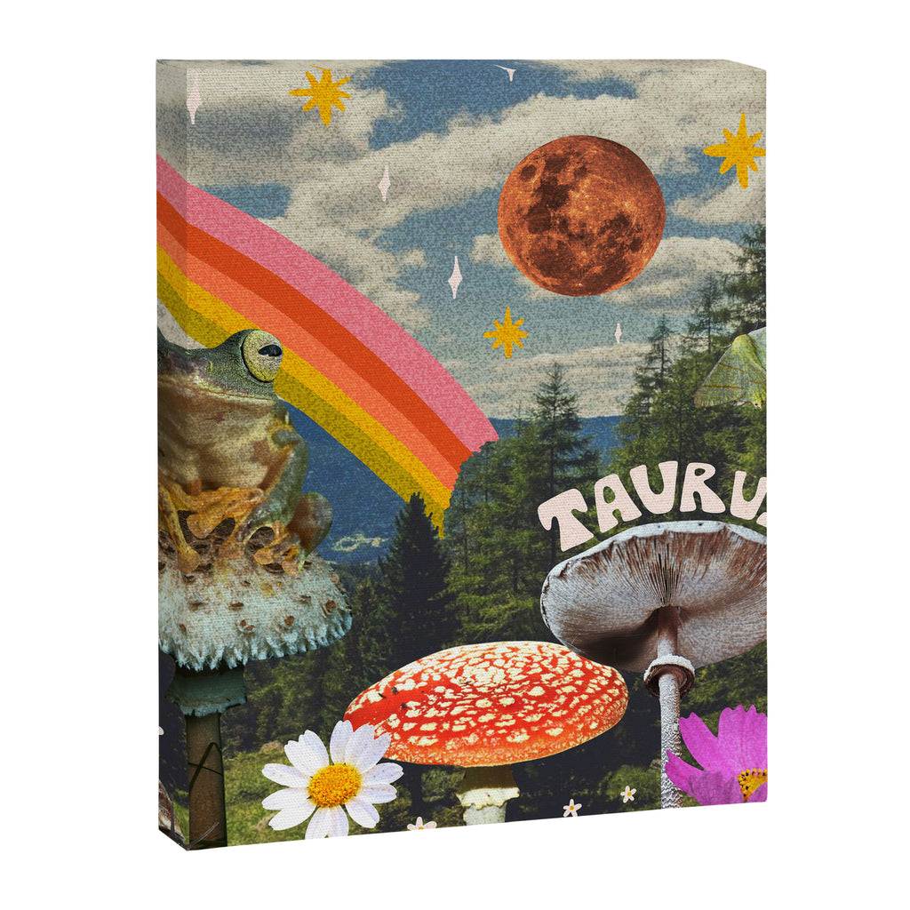 Taurus Collage Canvas Print Gallery Image 8