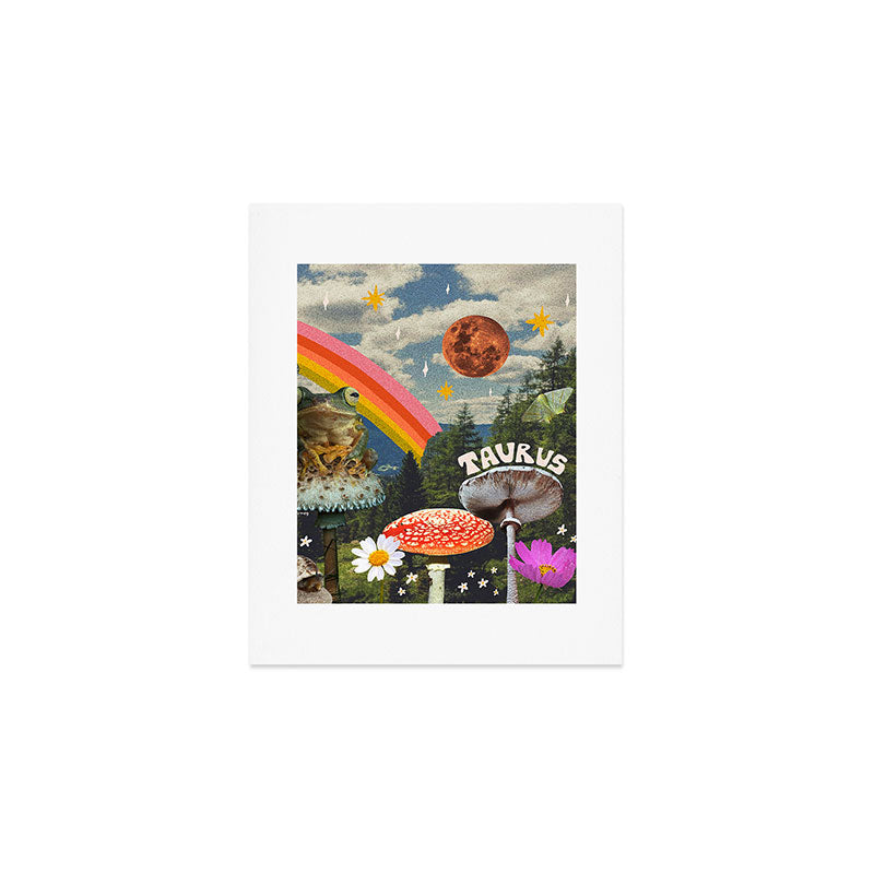 Taurus Collage Art Print Gallery Image 1