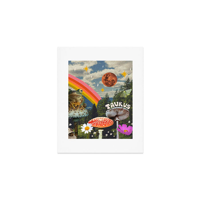 Taurus Collage Art Print Gallery Image 1