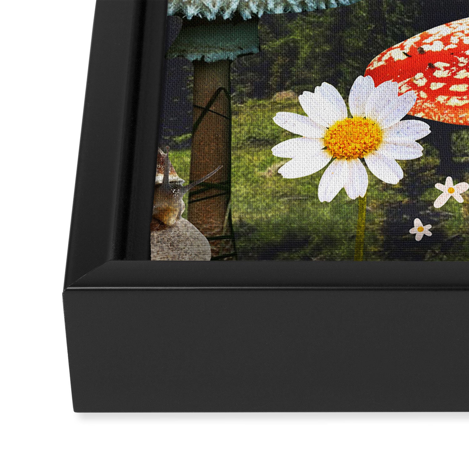 Taurus Collage Framed Canvas Print Gallery Image 3