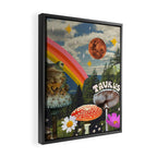 Taurus Collage Framed Canvas Print Gallery Image 2