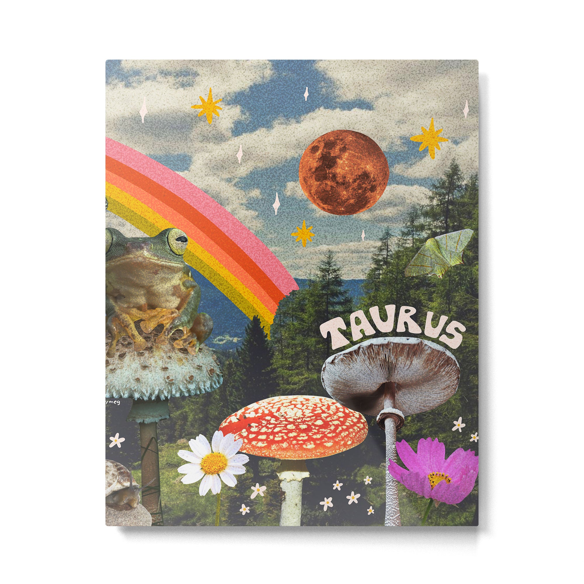 Taurus Collage Metal Print Gallery Image 6