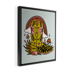 Taurus Cowboy Boots Framed Canvas Print Gallery Image 2