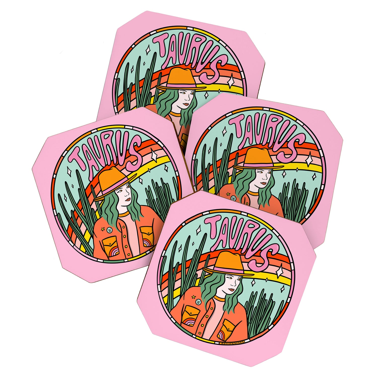 Taurus Cowgirl Coaster Gallery Image 1