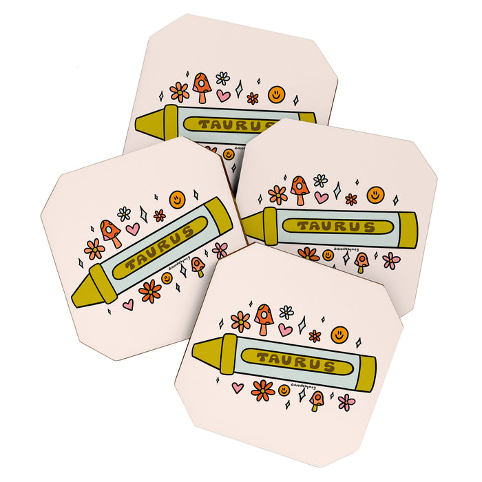 Taurus Crayon Coaster Gallery Image 1