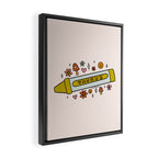Taurus Crayon Framed Canvas Print Gallery Image 2